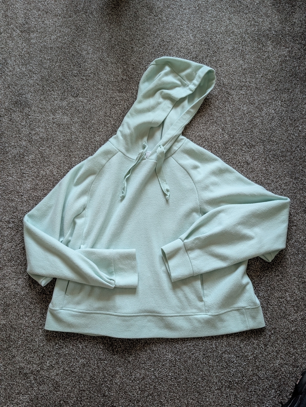All in Motion Mint Green Cozy Rib Hoodie - Size Large